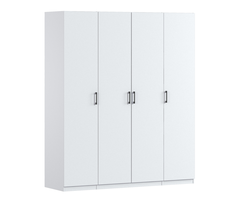 Для одежды, Шкаф четырехдверный Макс 2000 мм, вариант №2 (ЛДСП)