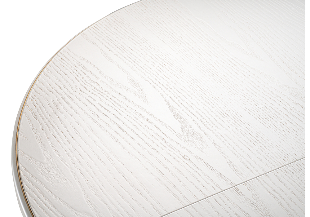 Обеденные столы, Стол деревянный Брейзер  (молочный / золото)