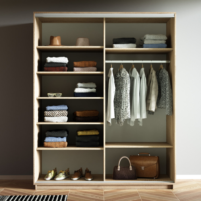 Шкафы-купе 2-х дверные, Шкаф-купе Экспресс 2-х дверный Фотопечать Калейдоскоп Стекла 140х60х220