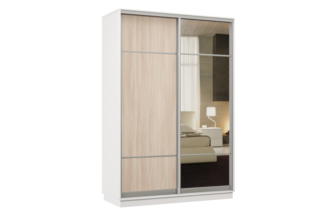 Шкафы-купе, Шкаф-купе Премьер Лайт 09 (08;11) двухдверный