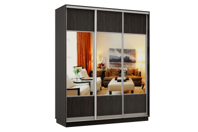 Шкаф-купе Премьер Лайт 29 (05;05;05) трехдверный