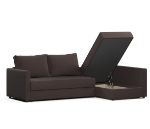 Диван угловой Фрисби дельфин, велюр