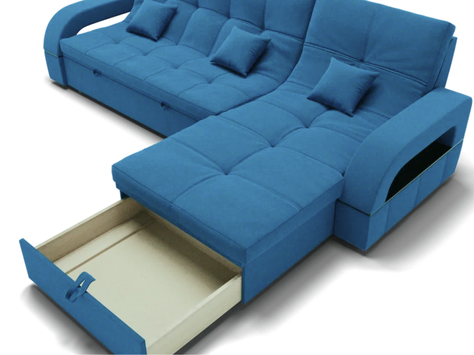 Диваны модульные угловые, Модульный диван Майами-2,микровелюр,антивандальная ткань,венеция