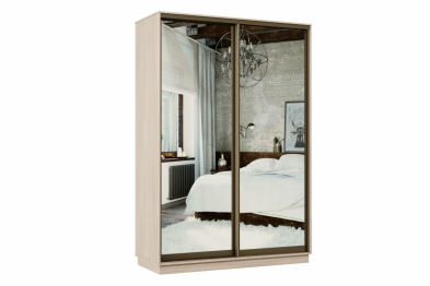 Шкаф-купе Премьер 11 ясень шимо светлый