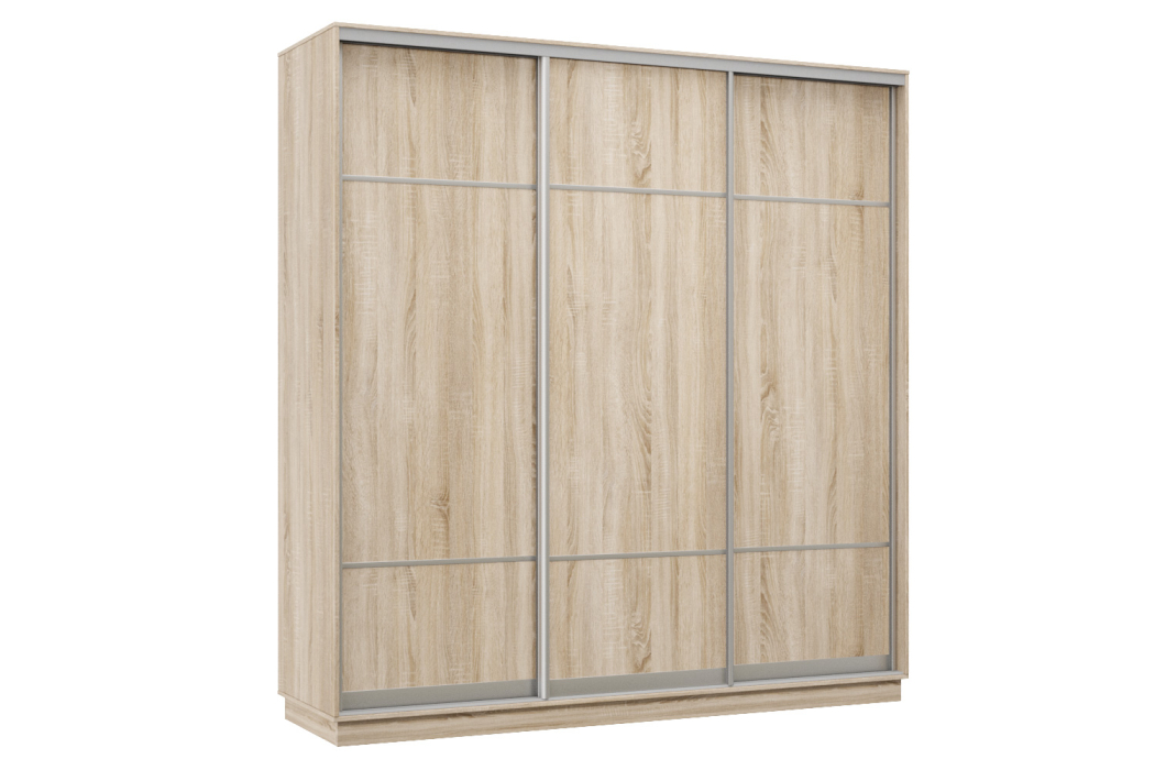 Шкафы-купе 3-х дверные, Шкаф-купе Премьер Лайт 28 (08;08;08) трехдверный