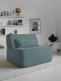 Бескаркасное кресло Клайд,велюр