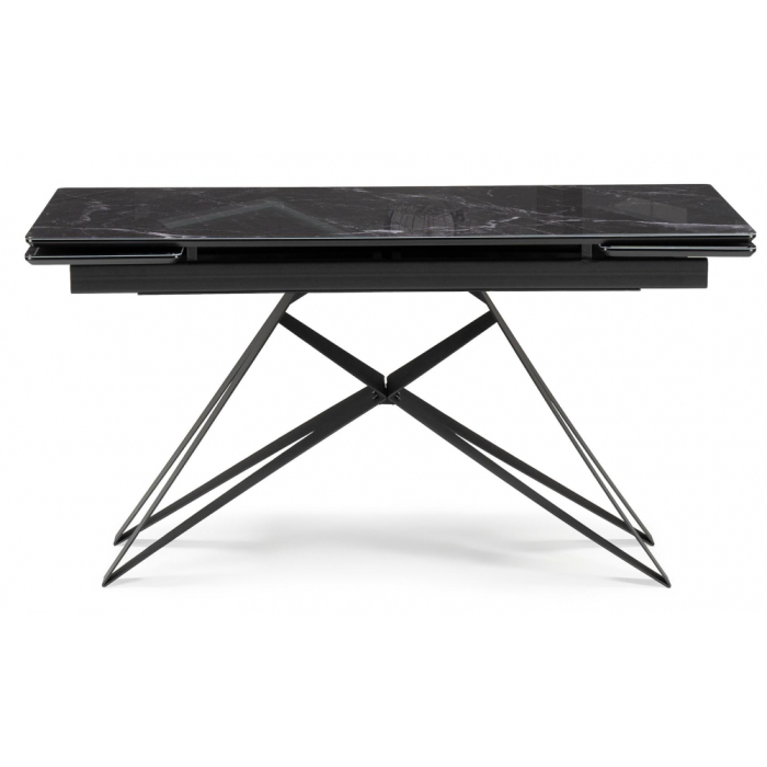 Обеденные столы, Стеклянный стол Блэкберн new 140(200)х80х75