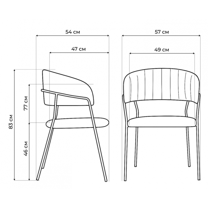 Стулья, Стул Kamelia gold
