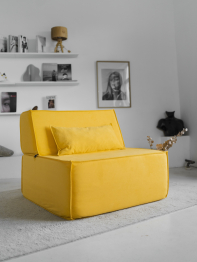 Бескаркасное кресло Клайд,велюр