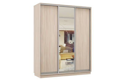 Шкаф-купе Премьер Лайт 32 (02;01;02) трехдверный