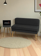 Кушетка диван, Диван кушетка с ящиком Эда, велюр