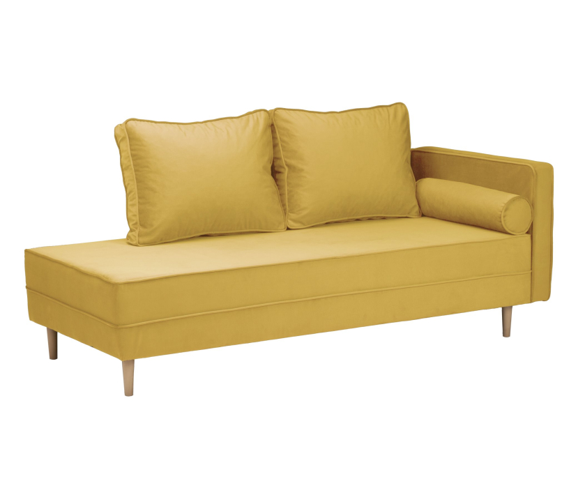 Дизайнерские диваны для гостиной, Диван - кушетка Блюз, велюр