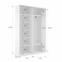 Шкаф-купе Экспресс 2-х дверный Фотопечать Калейдоскоп Стекла 120х45х220