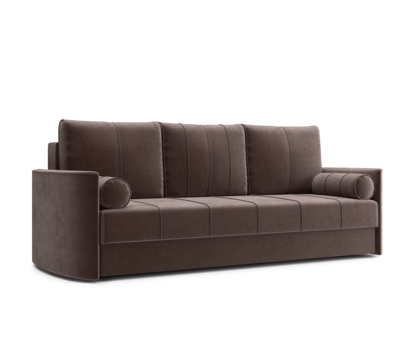 Диваны кровати со спальным местом, Диван прямой Амми, Велюр