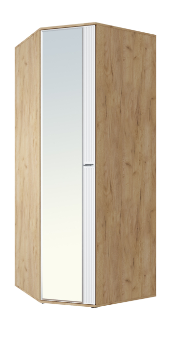 Угловые шкафы, Шкаф угловой Эмилия ЭЛ-17К с зеркалом