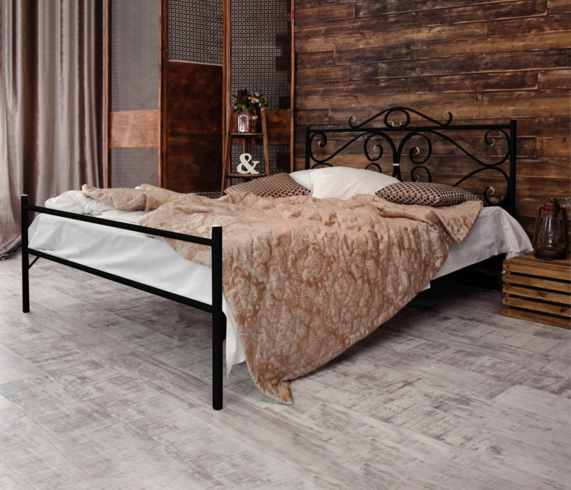 Кованые кровати, Кованая кровать Валенсия 1.4 с одной спинкой