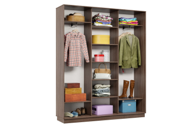 Шкаф-купе Премьер 27 (14;14;14) трёхдверный