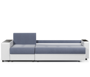 Диван-кровать угловой Атланта 2 еврокнижка,велюр+экокожа