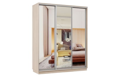 Шкаф-купе Премьер Лайт 24 (01;01;01) трехдверный