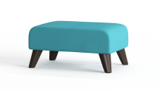 Пуф в прихожую, Пуф Барон на ножках, велюр