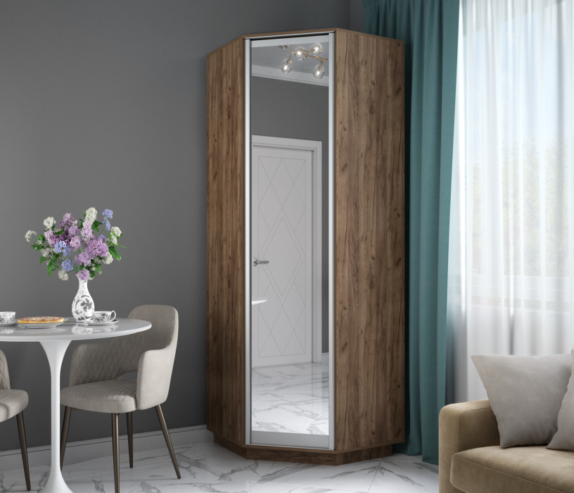 Для одежды, Шкаф распашной Угловой Экспресс, 90х90х220 см