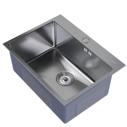 Мойка настол.монтаж 60х45 (3,0) с сифоном