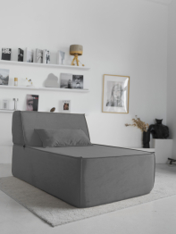 Бескаркасна оттоманка Клайд,велюр