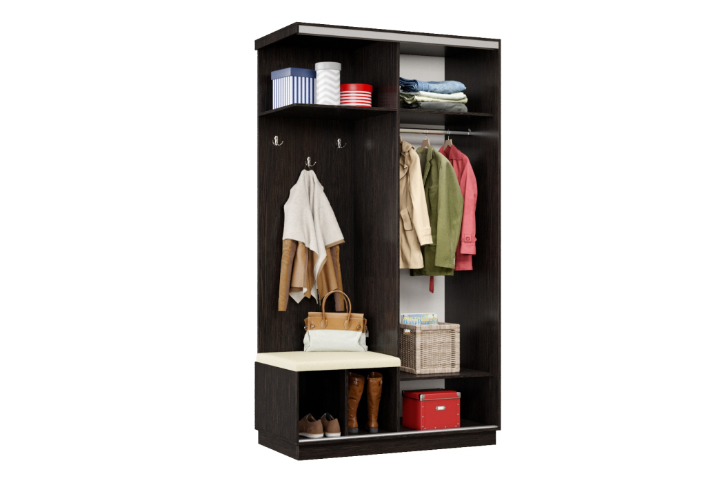 Прихожие, Прихожая Премьер 02 Лайт Мини 11 Левая Мягкая