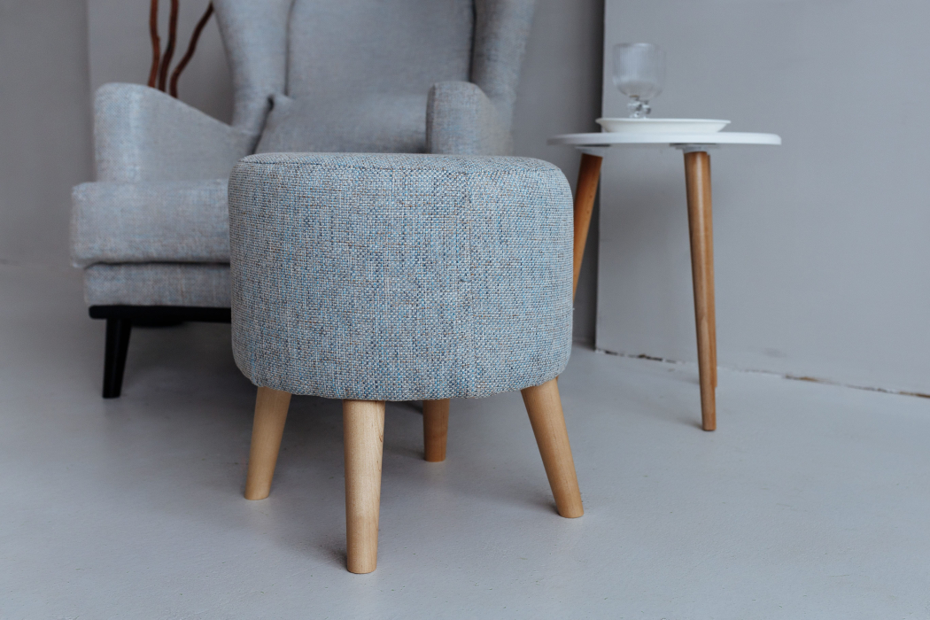 Пуф в прихожую, Пуф Лаки, рогожка