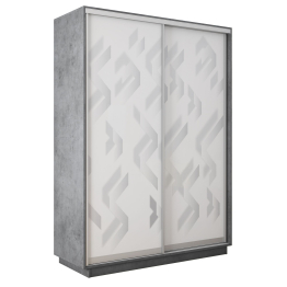 Шкаф-купе Экспресс 2-х дверный Фотопечать Ленты Стекла 160х60х220