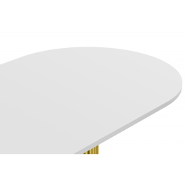 Стол Барон О 200 х 90 (золотые ноги)