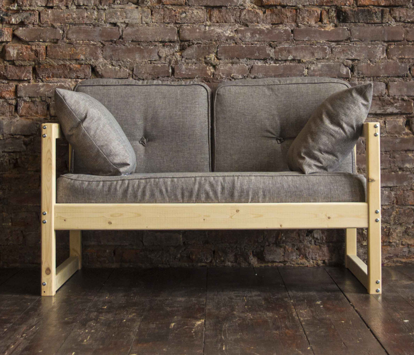 Диваны  офисные, Диван из массива Фред