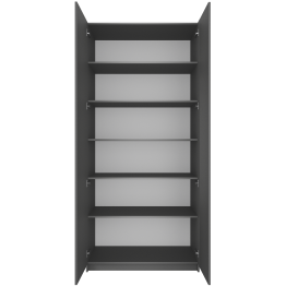 Шкаф распашной Е1 Локер 101x52.5x220 см, с полками