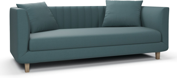 Диван прямой нераскладной Ларт, велюр