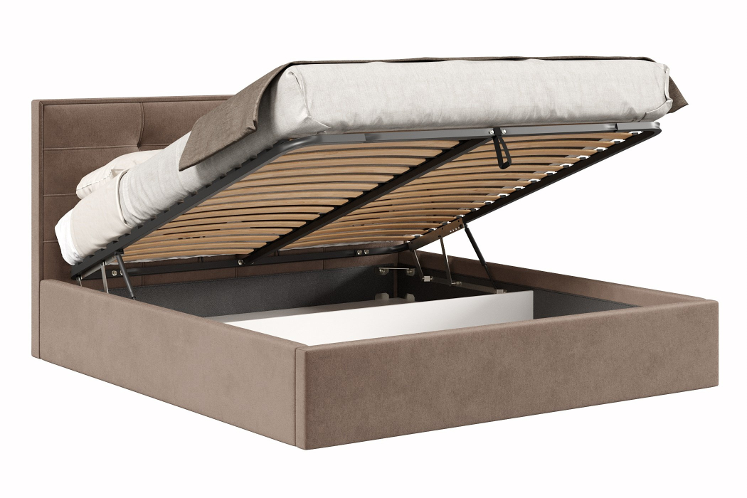 Мягкая кровать, Кровать Римини 1800 с подъёмным механизмом