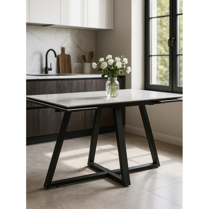 Обеденные столы, Керамический стол Памелла 140(200)х80х75