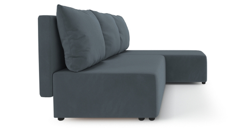 Угловой диван Каир Lux, велюр, правый