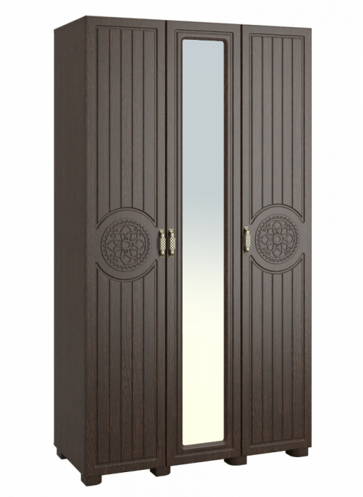 Шкафы распашные, Шкаф «Монблан» МБ-24К комбинированный