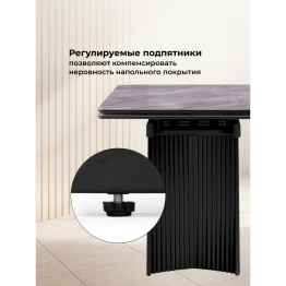 Стеклянный стол Вейв 140(200)х80