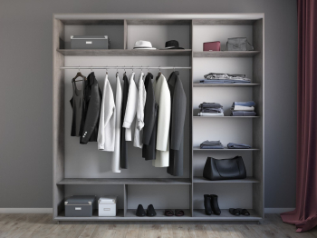 Шкаф-купе Экспресс 3-х дверный Фотопечать Шелк Стекла 240х60х240