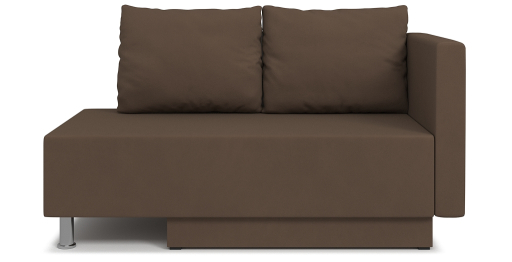 Кушетка Леон Lux, универсальный,  велюр