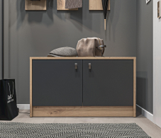 Тумбы, Тумба Сидней СБ-2583 Дуб дикий/Диамант серый