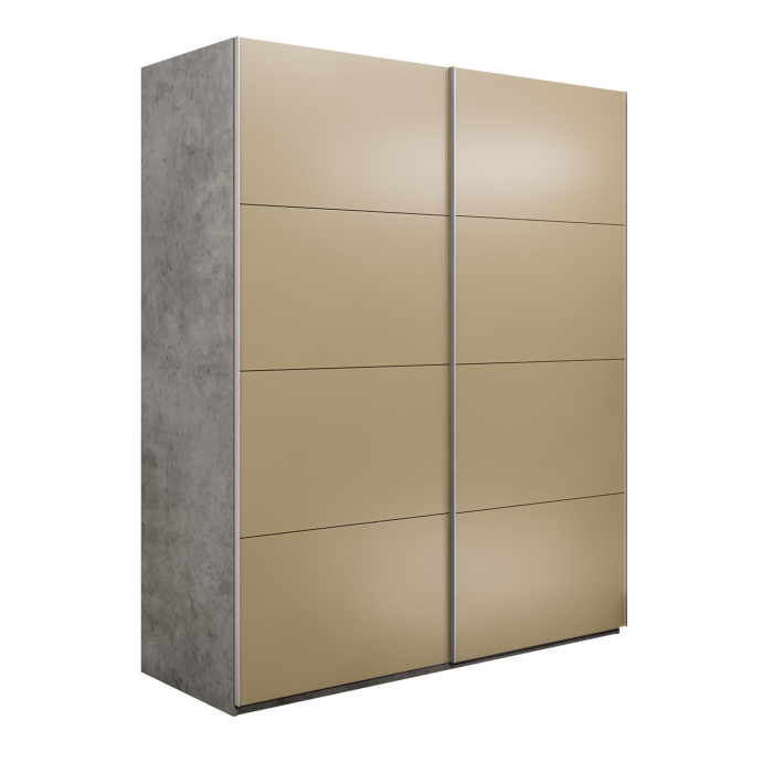 Шкафы-купе 2-х дверные, Шкаф-купе Эста 2-х дверный Стекла фисташка/Доводчик 180х66х240