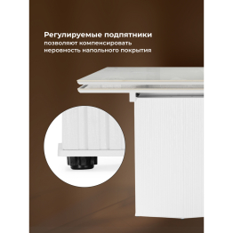 Керамический стол Монерон (белый)