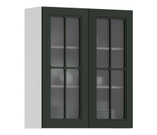 MODERN, MODERN шкаф навесной со стеклом 2 дв 80х93 см