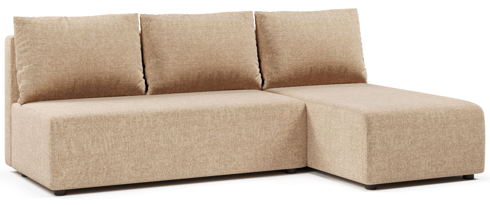 Диваны угловые, Угловой диван-кровать Каир (Комо, Крит), рогожка