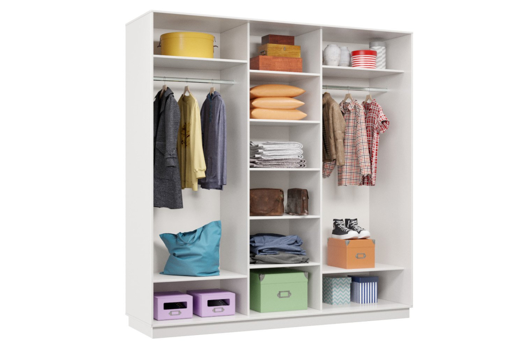 Шкафы-купе, Шкаф-купе Премьер 44 (15;15;15) трёхдверный