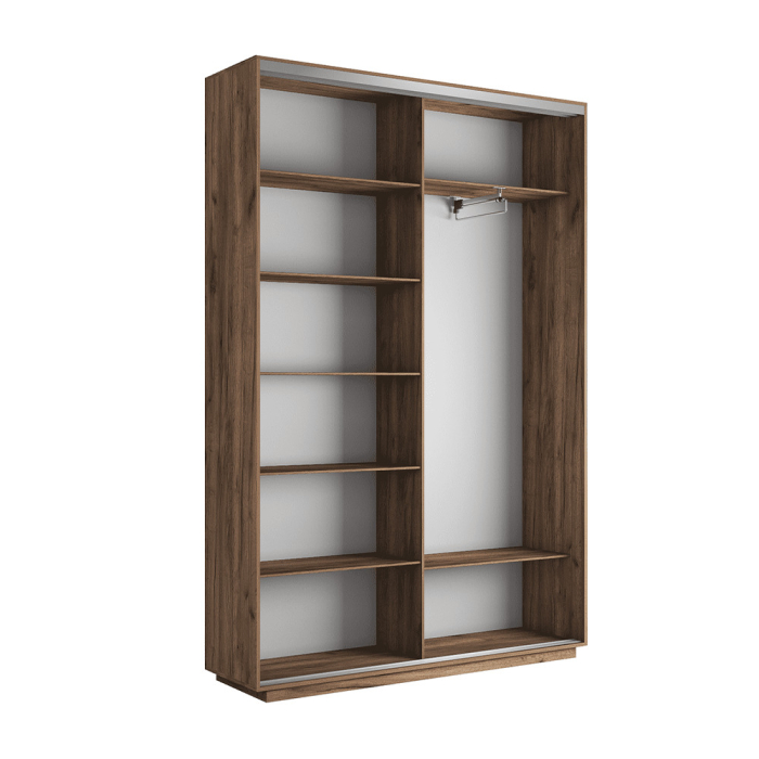 Шкафы-купе 2-х дверные, Шкаф-купе Экспресс 2-х дверный Фотопечать Шелк Стекла 120х45х220