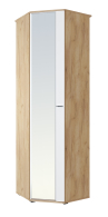 Угловые шкафы, Шкаф угловой Эмилия ЭЛ-14К с зеркалом