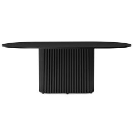 Стол Барон О 200 х 90 (черные ноги)